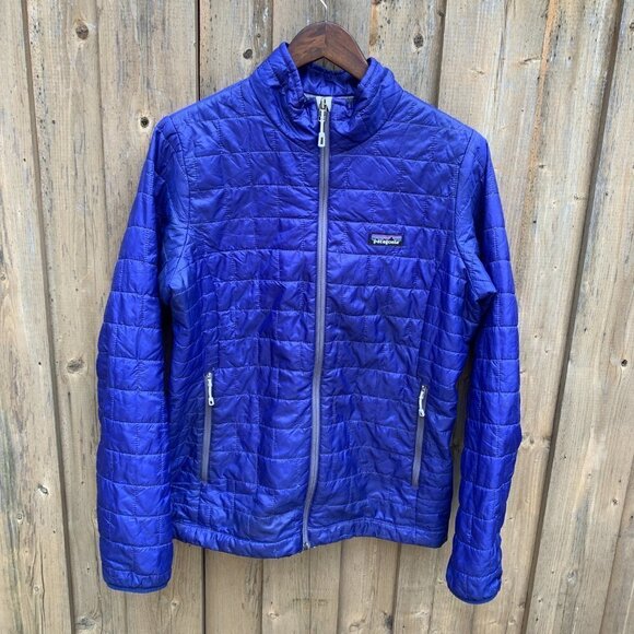 Patagonia Nano Puff Jacket Blue Large - Picture 2 of 7